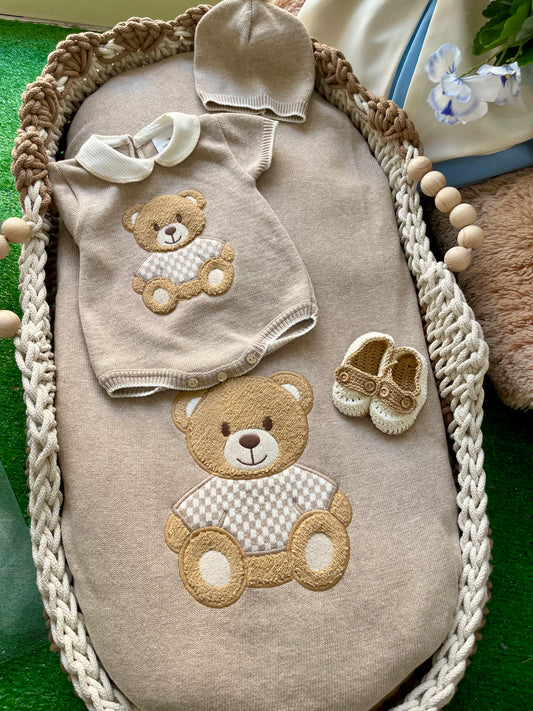 Set Prima Nascita Teddy Beige