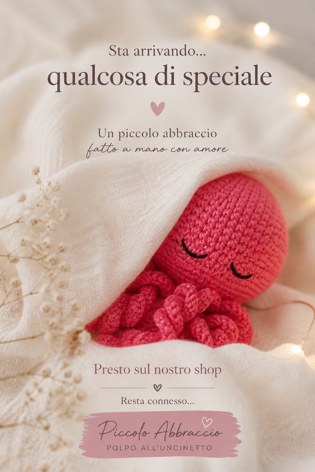 Piccolo Abbraccio- Polpo all’uncinetto