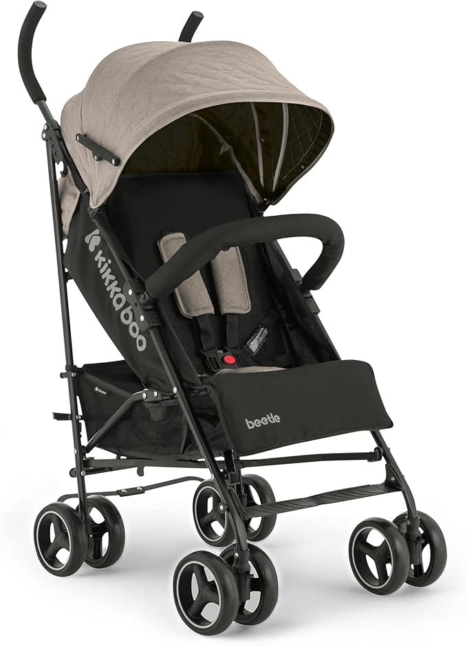 Passeggino KikkaBoo BEETLE, Passeggino da viaggio fino a 22 kg, Pieghevole, Leggero, Compatto, Menta