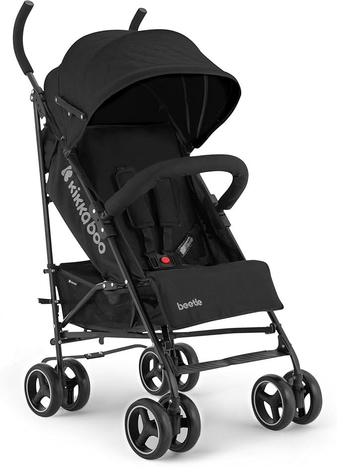 Passeggino KikkaBoo BEETLE, Passeggino da viaggio fino a 22 kg, Pieghevole, Leggero, Compatto, Menta