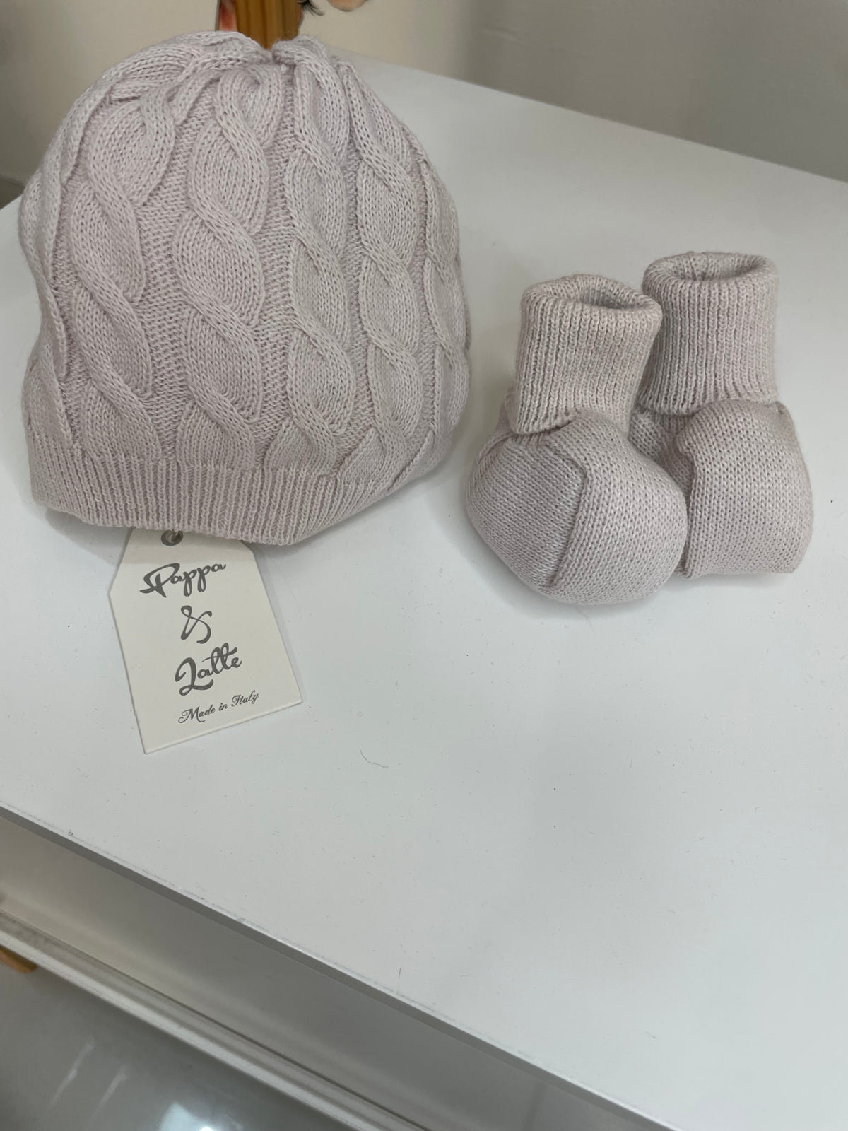 Set Corredino Autunno/Inverno Beige Treccie- Pappa e Latte