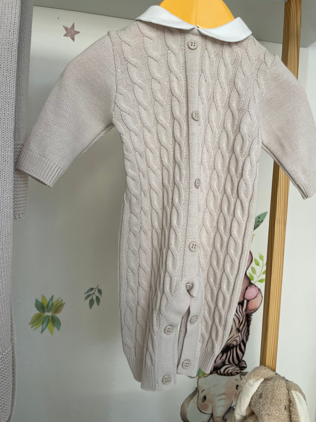 Set Corredino Autunno/Inverno Beige Treccie- Pappa e Latte