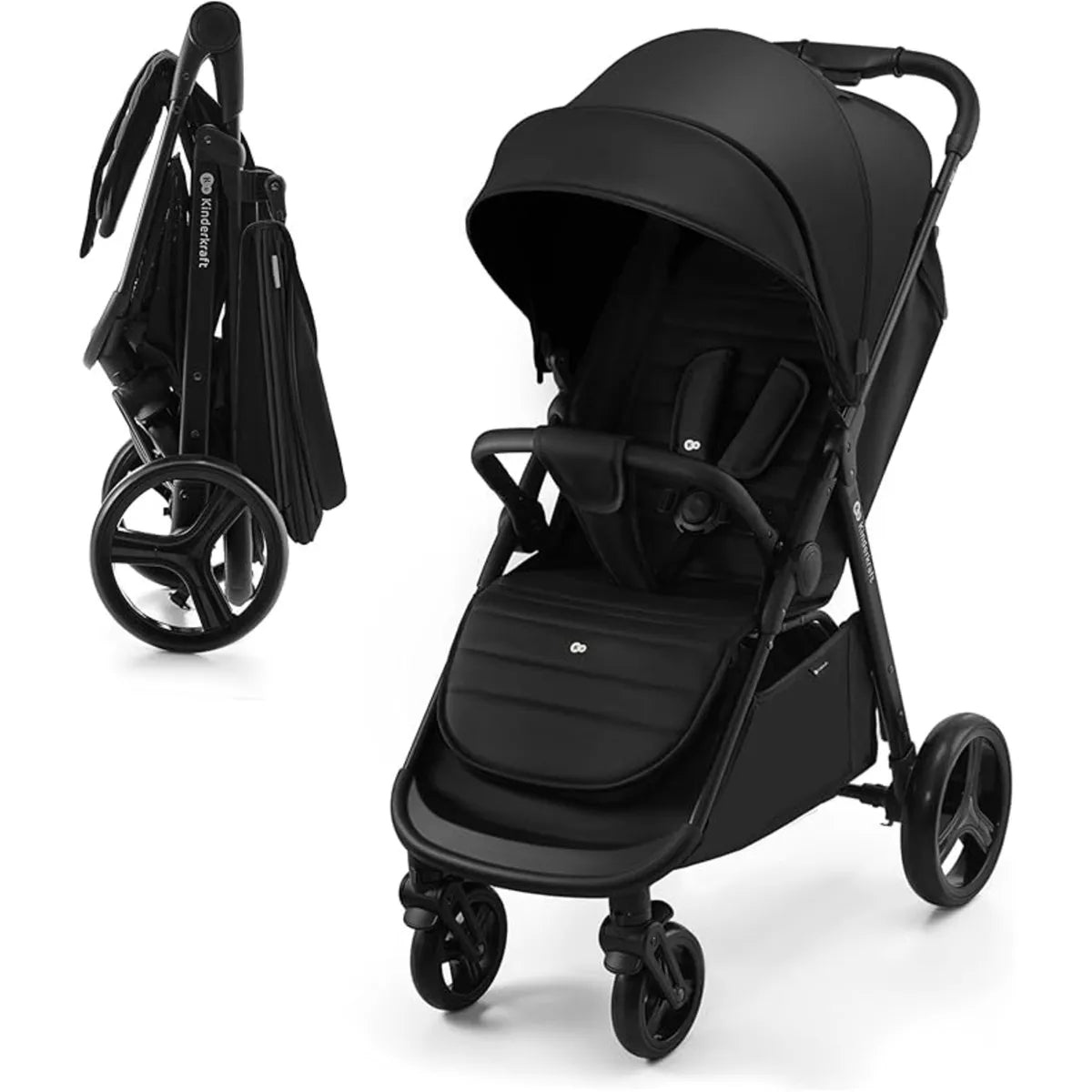 Passeggino leggero rine black – kinderkraft