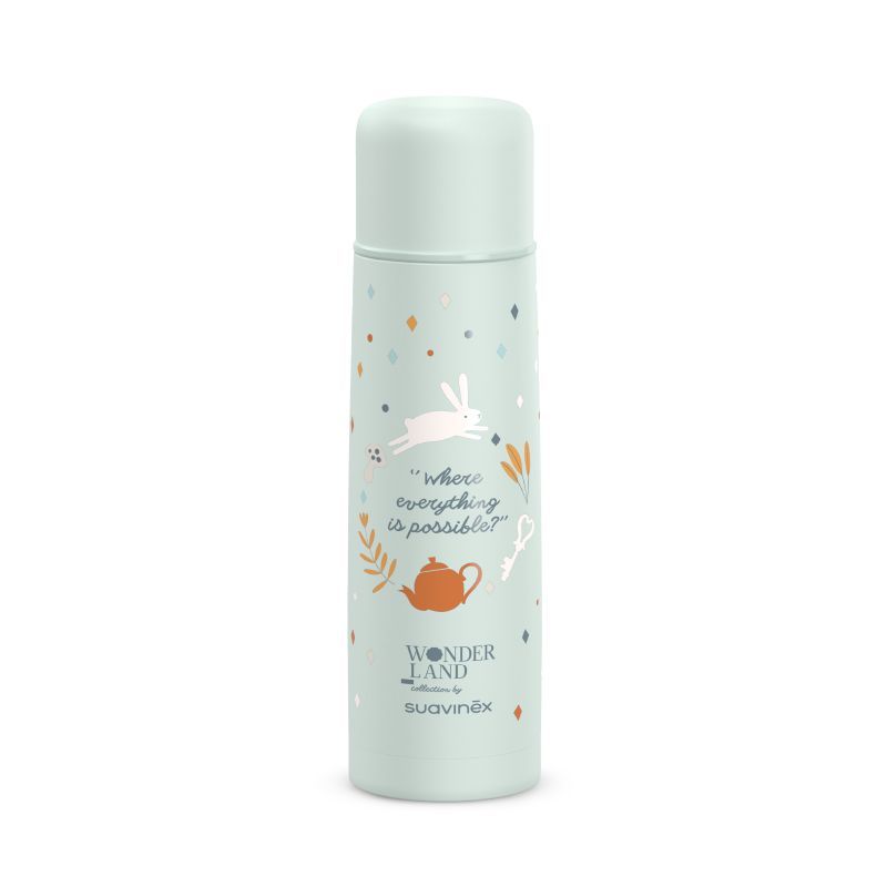 Thermos per Liquidi Wonderland in Acciaio Inox - Azzurro- 500 ml