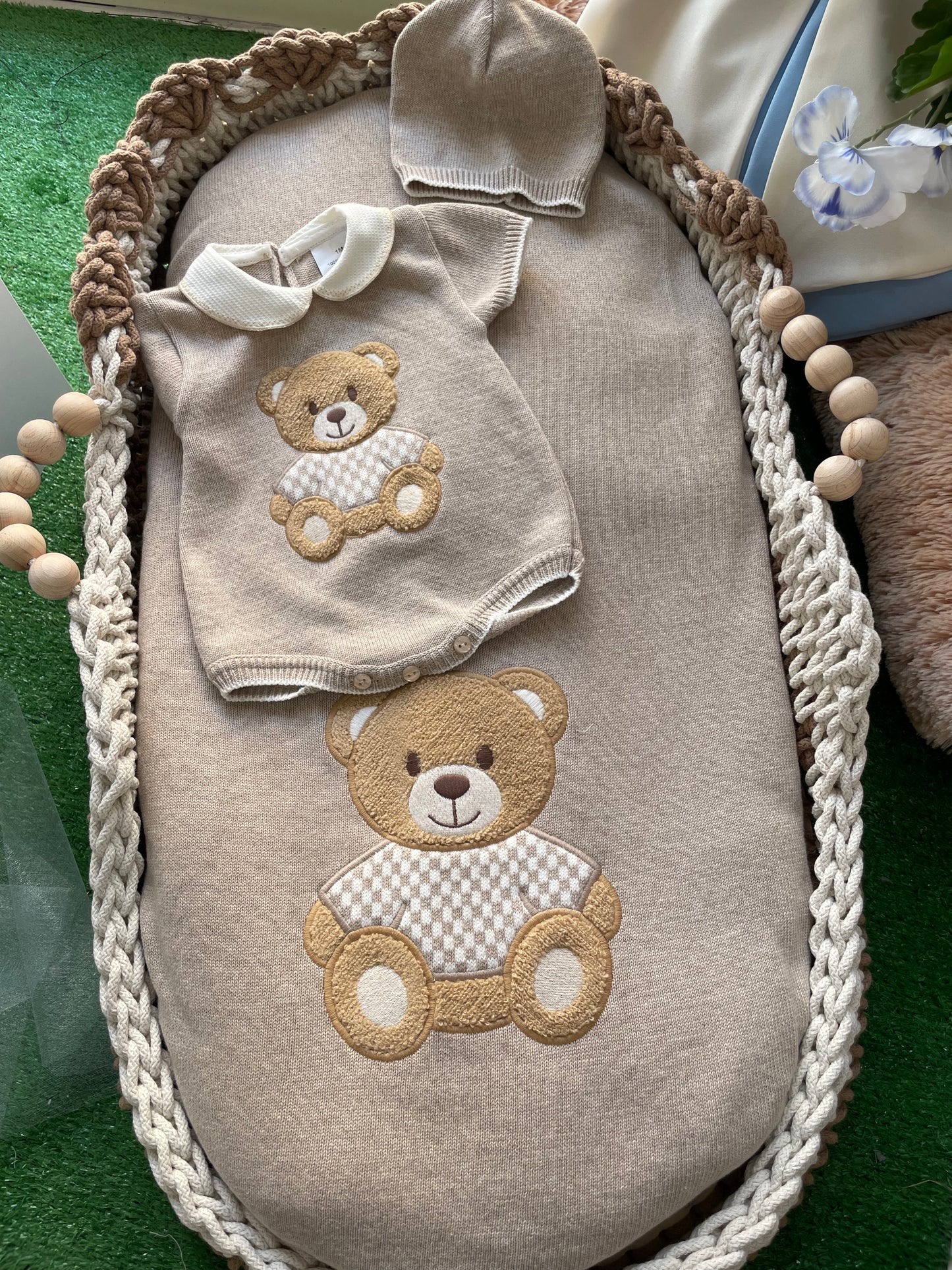 Set Prima Nascita Teddy Beige
