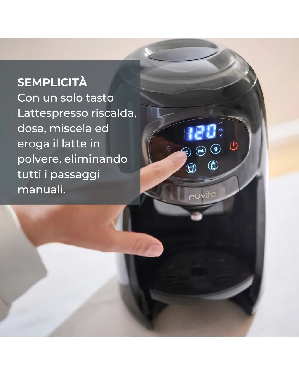 Preparatore istantaneo di biberon lattespresso - 1180 - nuvita