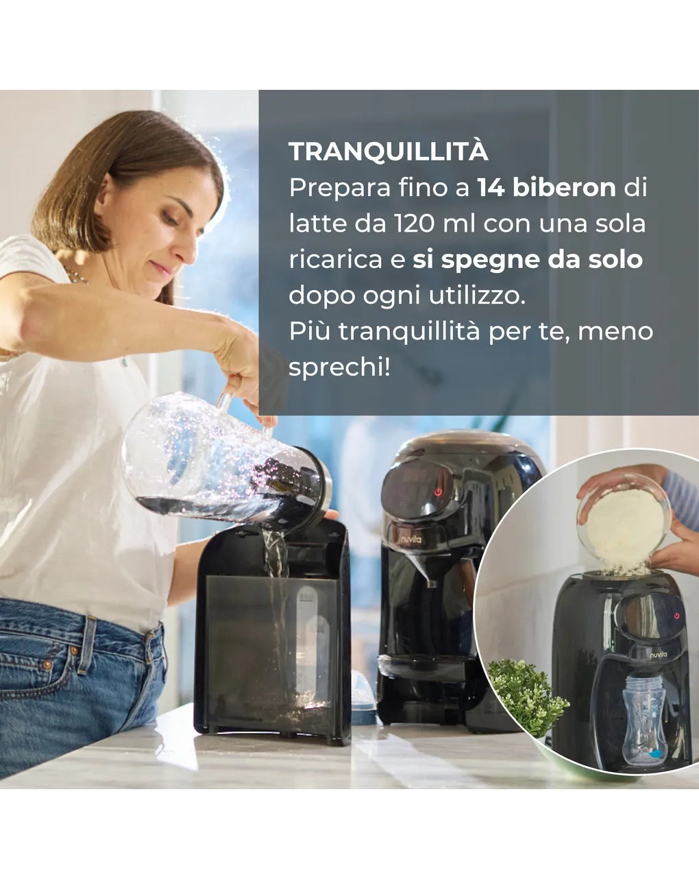 Preparatore istantaneo di biberon lattespresso - 1180 - nuvita