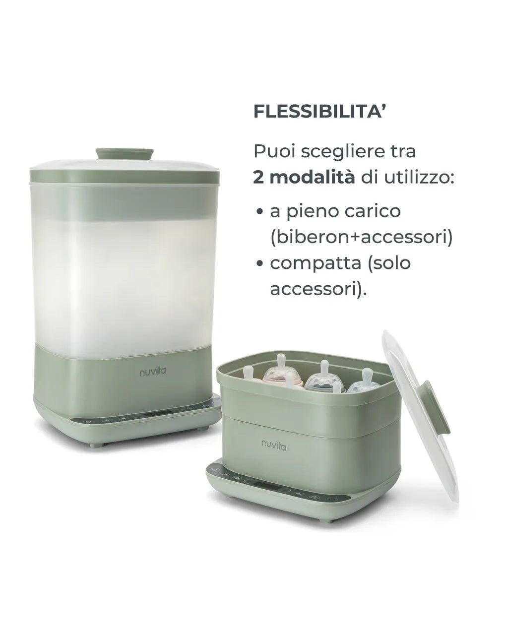 Sterilizzatore con asciugatura steridry 2-in-1 1088 - nuvita