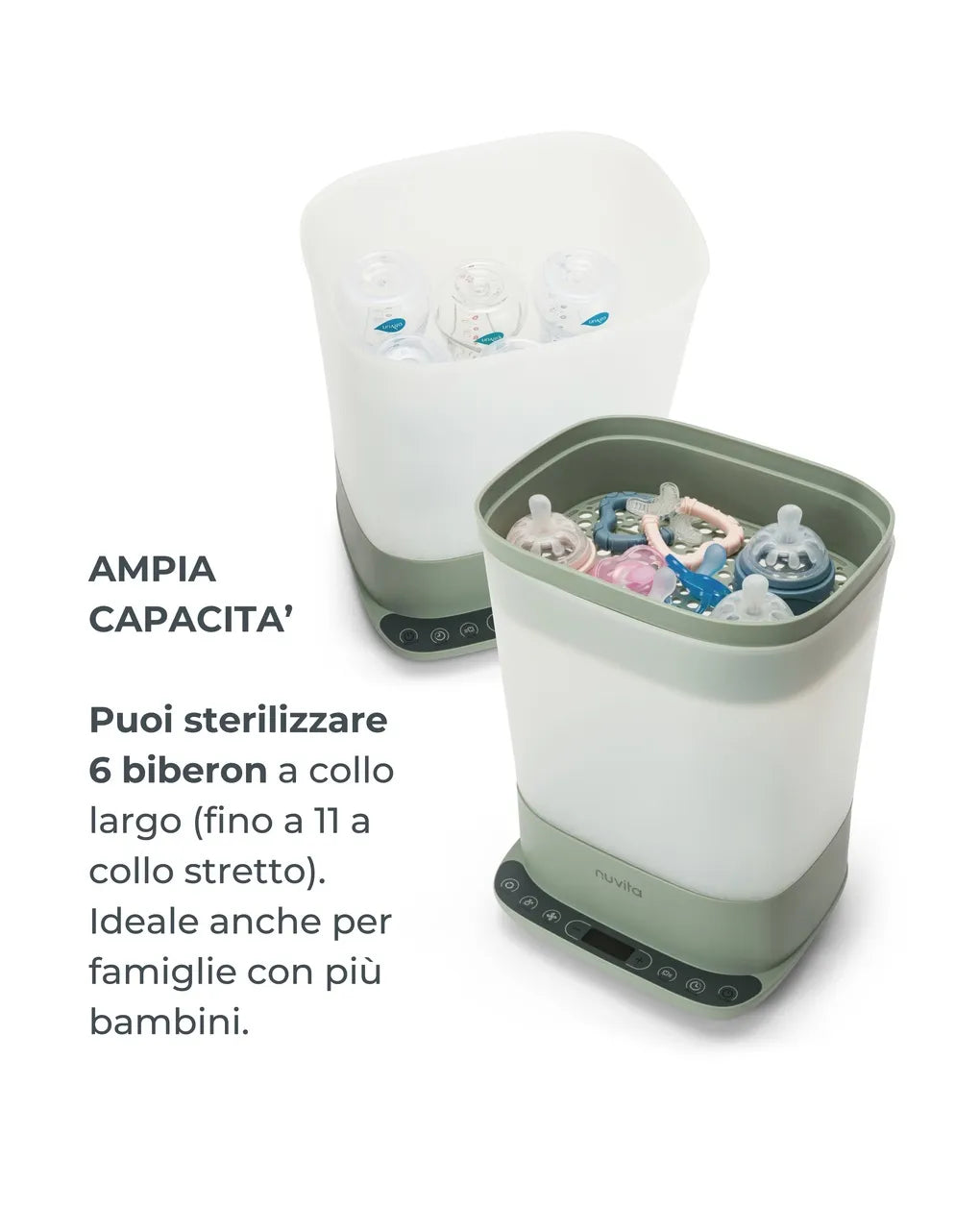 Sterilizzatore con asciugatura steridry 2-in-1 1088 - nuvita