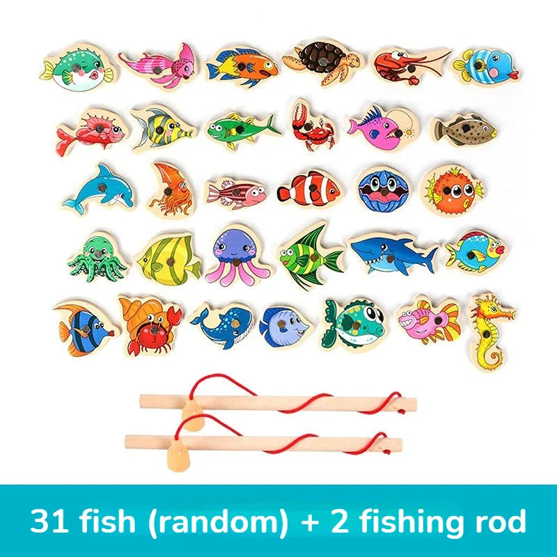 Montessori Magnetic Fishing Game