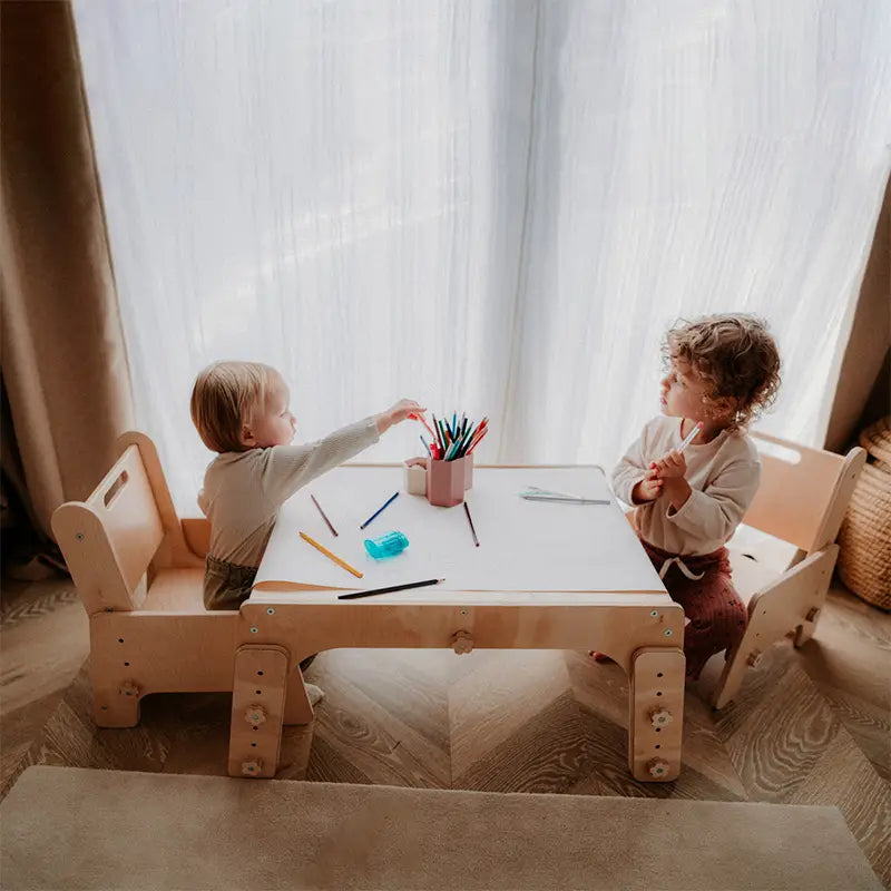 wooden growing chair for kids Petinka