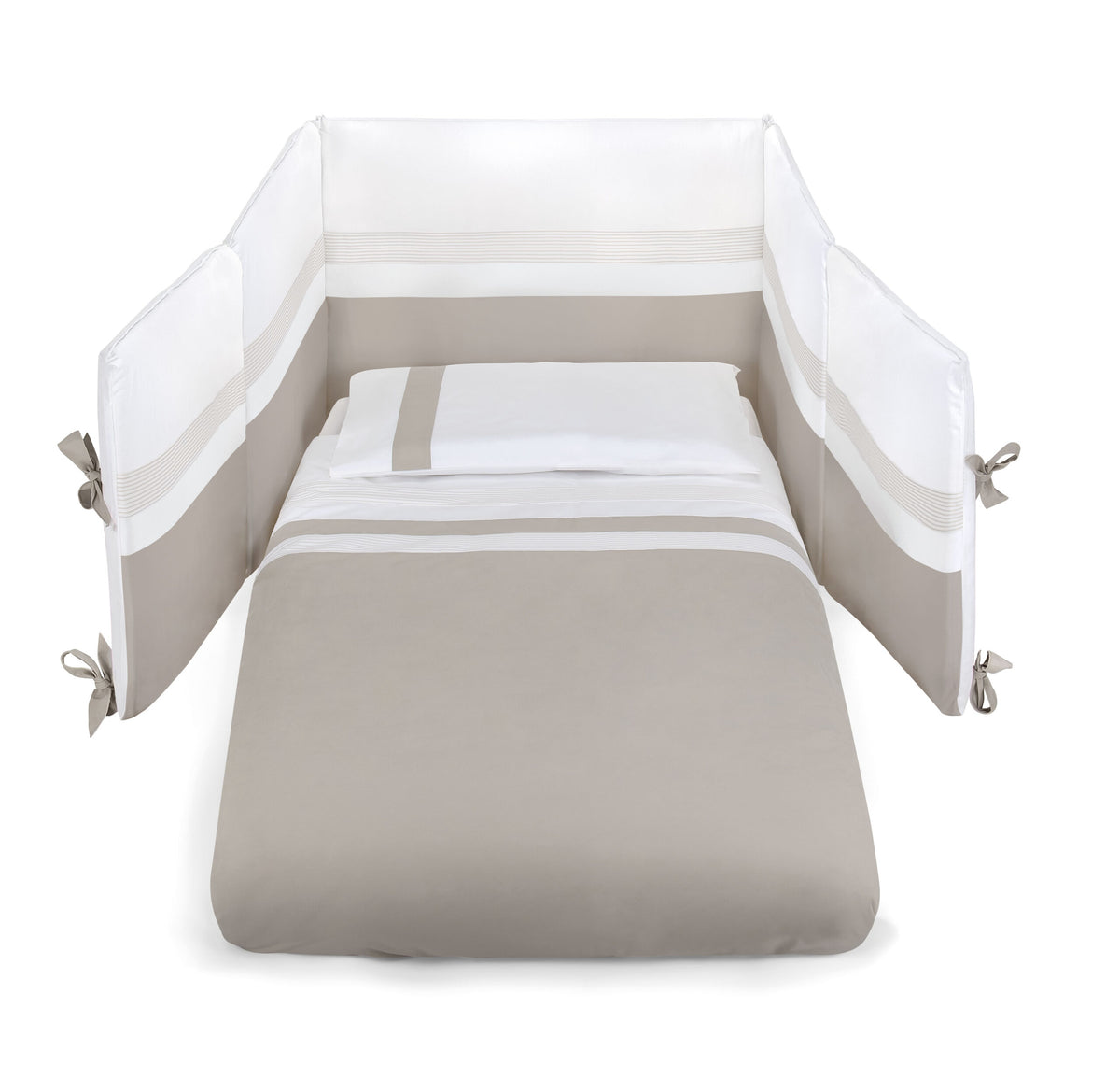 Lettino culla trasformabile Flippy Naturale e bianco - Pali
